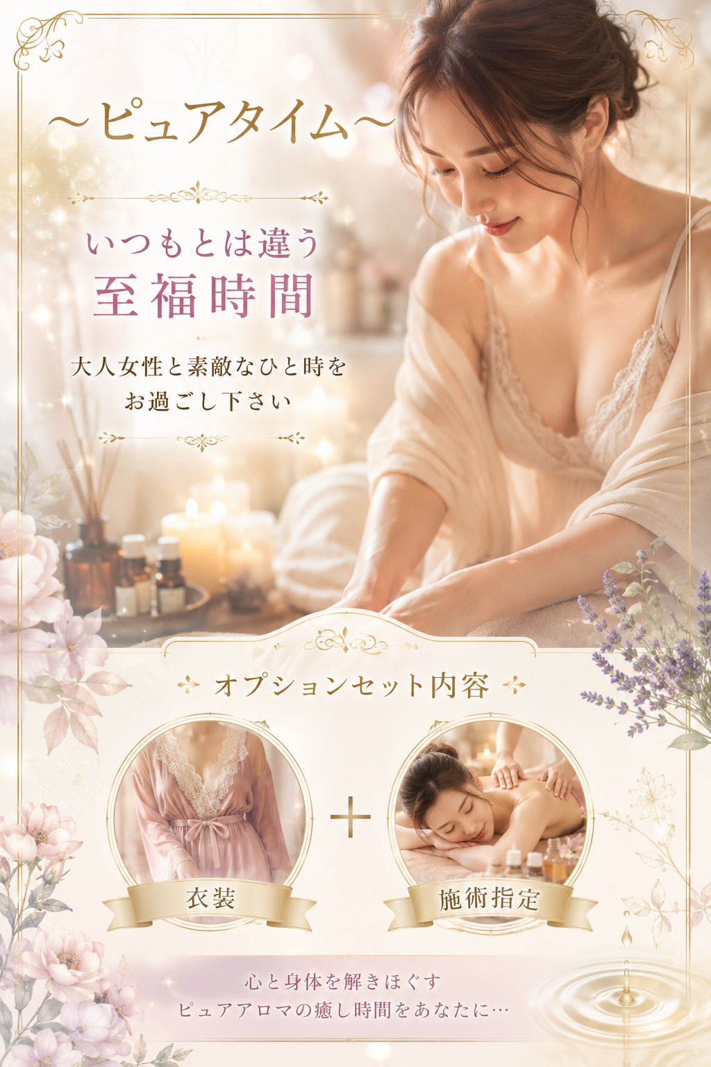 オイル5倍ドバドバ施術